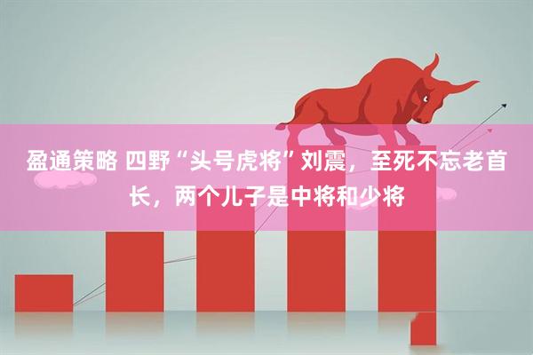 盈通策略 四野“头号虎将”刘震，至死不忘老首长，两个儿子是中将和少将