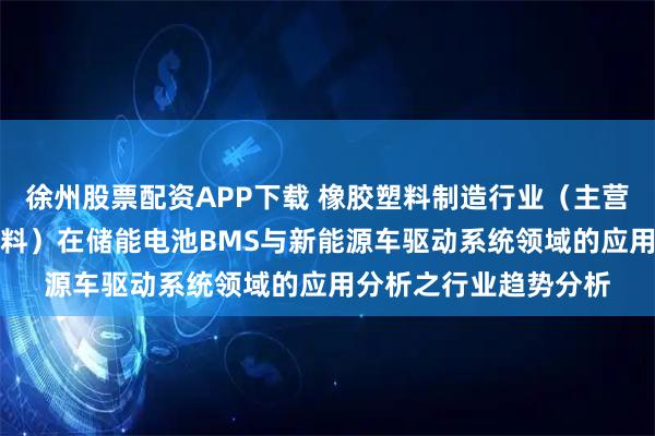 徐州股票配资APP下载 橡胶塑料制造行业（主营EVA发泡和高发泡材料）在储能电池BMS与新能源车驱动系统领域的应用分析之行业趋势分析
